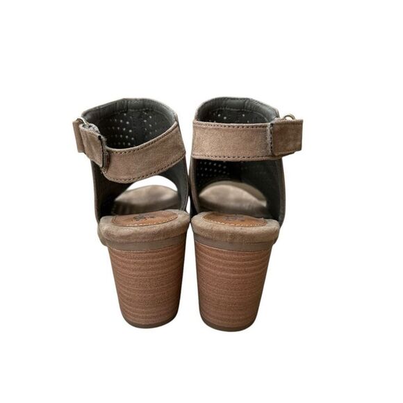 Eurosoft by Sofft Melrose Brown leather open toe bootie size 7 - Picture 4 of 6